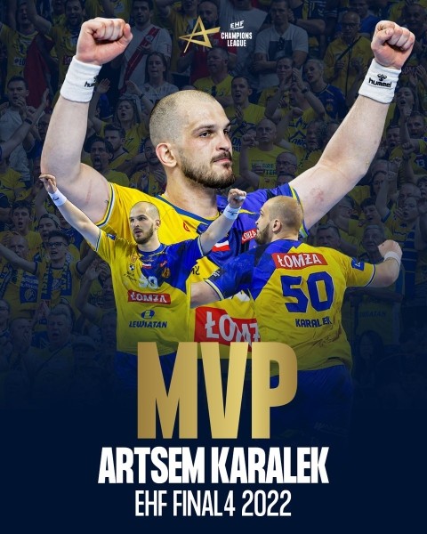 Гандбол.  Артем Королек признан MVP "финала четырех" Лиги чемпионов
&nbsp;