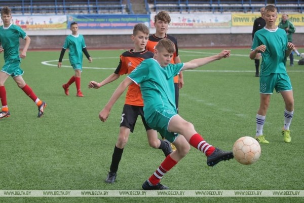 ФОТОФАКТ: Областные соревнования турнира "Кожаный мяч" в Гродно