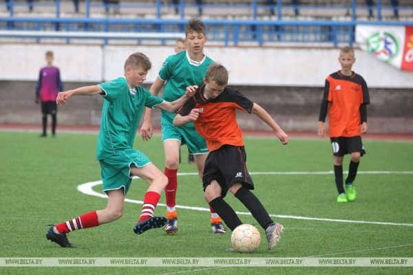 ФОТОФАКТ: Областные соревнования турнира "Кожаный мяч" в Гродно