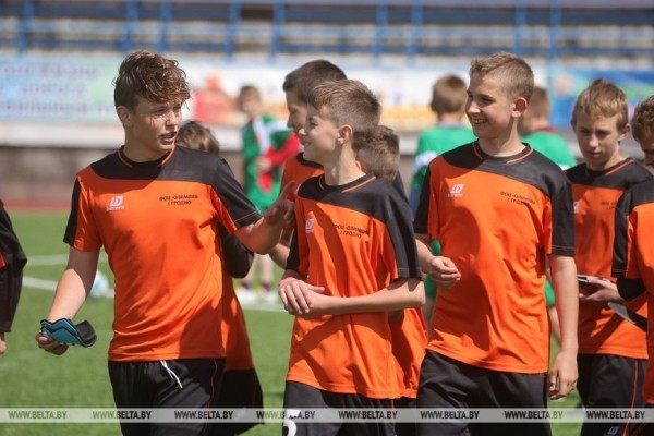 ФОТОФАКТ: Областные соревнования турнира "Кожаный мяч" в Гродно