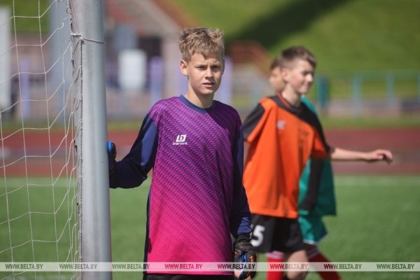 ФОТОФАКТ: Областные соревнования турнира "Кожаный мяч" в Гродно