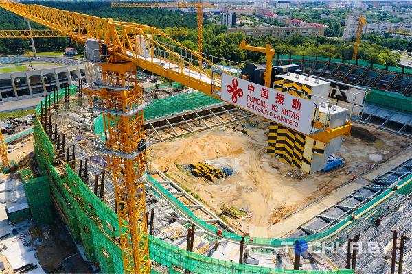 Как выглядит Национальный стадион в Минске, подаренный Китаем, — июльские фото с дрона Как выглядит Национальный стадион в Минске, подаренный Китаем, — июльские фото с дрона