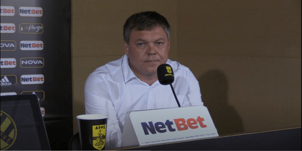 Футбол. Владимир Невинский: если по сумме двух встреч "Арис" нас обыграл, то они были лучше в этом противостоянии
Футбол. Владимир Невинский: если по сумме двух встреч "Арис" нас обыграл, то они были лучше в этом противостоянии