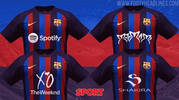 Вместо Spotify на форме «Барсы» могут быть Шакира или Джастин Бибер. Так титульный спонсор хочет пиарить музыкантов Вместо Spotify на форме «Барсы» могут быть Шакира или Джастин Бибер. Так титульный спонсор хочет пиарить музыкантов