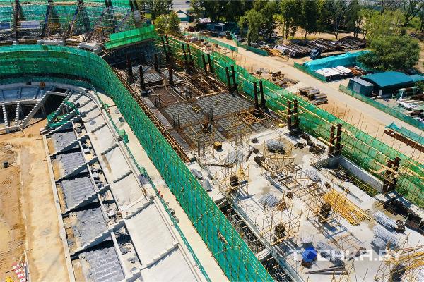 Как выглядит Национальный стадион в Минске, подаренный Китаем, — июльские фото с дрона Как выглядит Национальный стадион в Минске, подаренный Китаем, — июльские фото с дрона