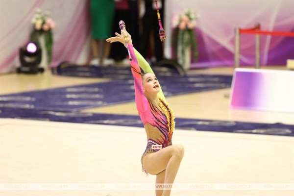 ФОТОФАКТ: В Минске проходит международный турнир по художественной гимнастике "Хрустальная роза"