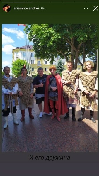 Арямнов встретил в Борисове «наших русских солдат». Это о войне 1812 года – хотя многие беларусы тогда были за Наполеона, веря в новое ВКЛ