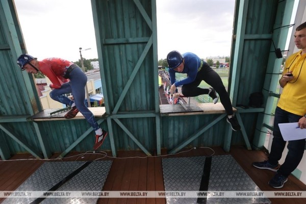 ФОТОФАКТ: Чемпионат Беларуси по пожарно-спасательному спорту проходит в Минске