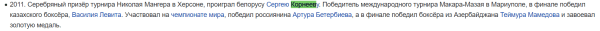«Википедия» говорит, что последний раз Усик уступал в ринге беларусу Корнееву. Тот на самом деле бился с Усиком и побеждал Усика, но есть нюанс