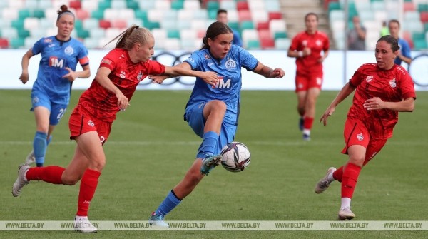 Футболистки "Динамо-БГУФК" в третий раз выиграли Кубок Беларуси среди женщин