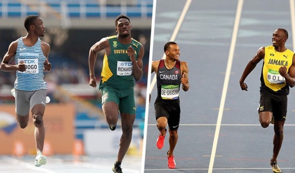 Наглый жест на 100-метровке: наследник Болта пронесся к мировому рекорду, глядя на соперника и грозя ему пальцем