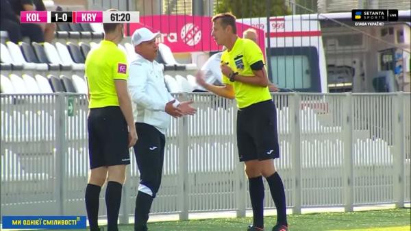 «У тваю хару б###ь, н###й». Вернідуб вярнуўся з фронту і зладзіў шоу аднаго акцёра ў першым матчы УПЛ супраць «Коласа» Золатава