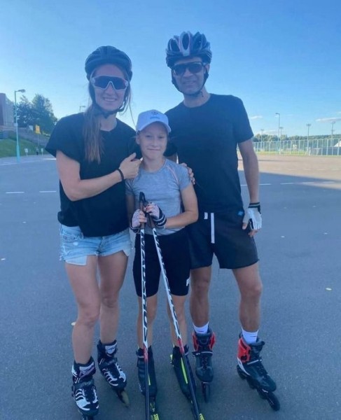 Биатлон.  Дарья Домрачева вместе с супругом Оле-Эйнаром Бьерндаленом замечены в Минске
 