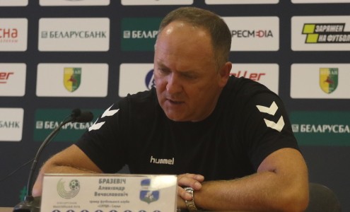 Футбол.  Александр Бразевич: во втором тайме было два явных момента, но не забили. А "Неман" забил без моментов
 