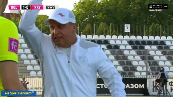 «У тваю хару б###ь, н###й». Вернідуб вярнуўся з фронту і зладзіў шоу аднаго акцёра ў першым матчы УПЛ супраць «Коласа» Золатава