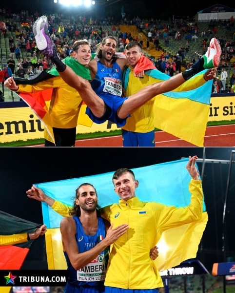 Эмоции дня. На пьедестале ЧЕ встретились подписант антивоенной декларации Тамбери и украинец Проценко Эмоции дня. На пьедестале ЧЕ встретились подписант антивоенной декларации Тамбери и украинец Проценко