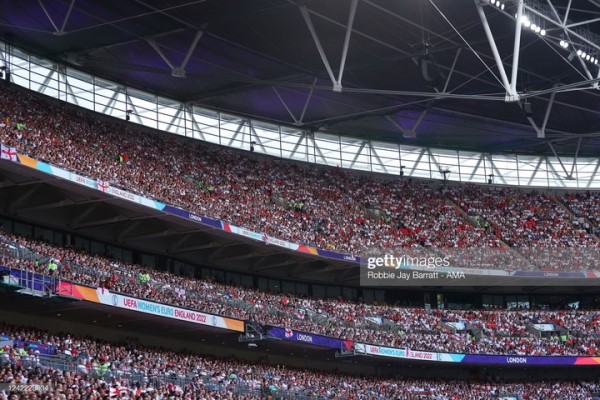 Футбол. Финал женского Евро-2022 посетило рекордное количество зрителей как для мужских, так и женских чемпионатов Европы
Футбол. Финал женского Евро-2022 посетило рекордное количество зрителей как для мужских, так и женских чемпионатов Европы