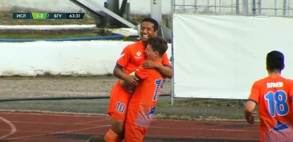 Футбол.  Форвард "Энергетика"-БГУ Бобир Абдихоликов забил уже 19 мячей в чемпионате Беларуси-2022
 