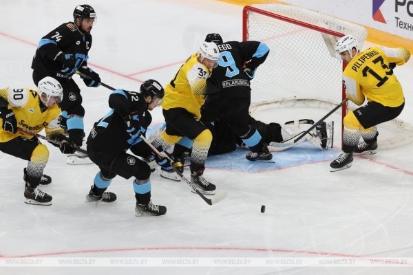 Минское "Динамо" обыграло "Северсталь" в матче чемпионата КХЛ