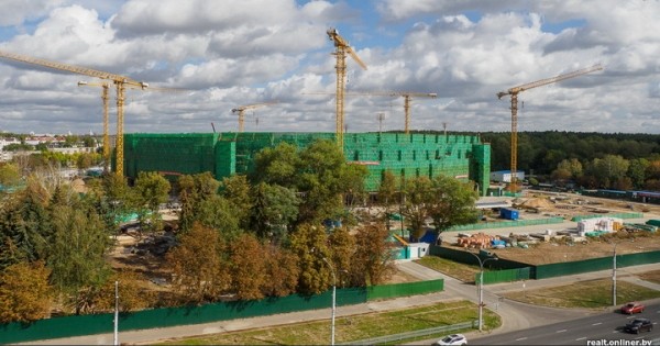 Футбол.  Состояние строительства Национального стадиона и бассейна международного класса по состоянию на конец сентября
 