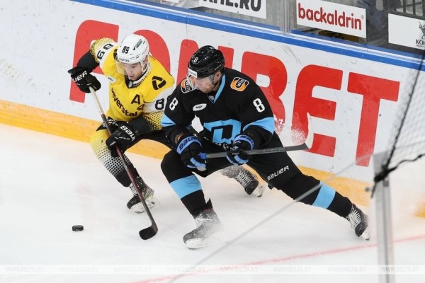 Минское "Динамо" обыграло "Северсталь" в матче чемпионата КХЛ