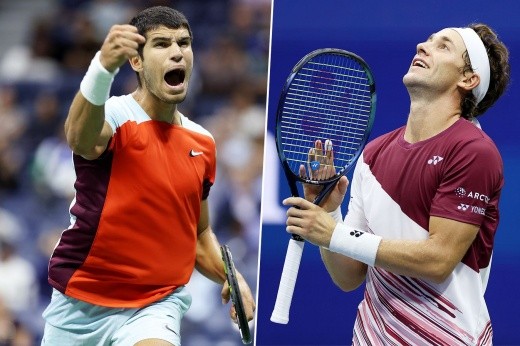 Теннис. Карлос Алькарас и Френсис Тиафо в полуфинале US Open — кто станет финалистом?
Теннис. Карлос Алькарас и Френсис Тиафо в полуфинале US Open — кто станет финалистом?