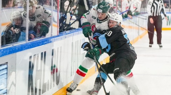 Хоккеисты минского "Динамо" проиграли "Ак Барсу" в матче чемпионата КХЛ