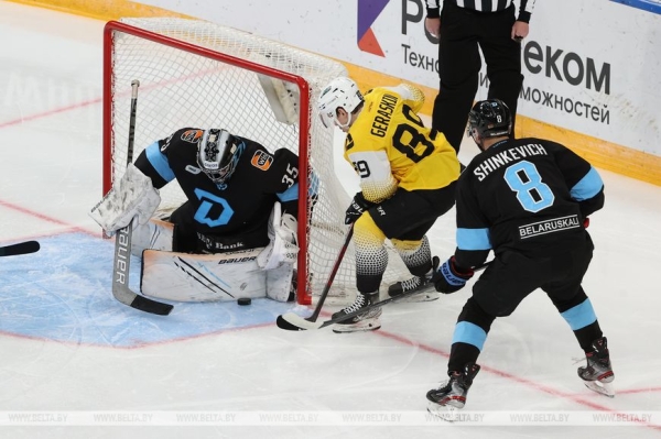 Минское "Динамо" обыграло "Северсталь" в матче чемпионата КХЛ