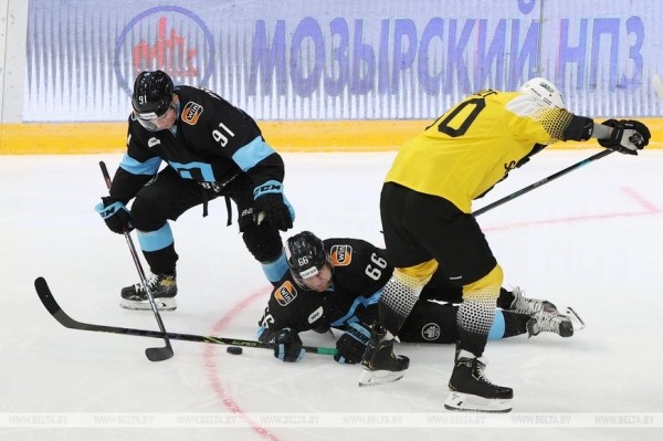 Минское "Динамо" обыграло "Северсталь" в матче чемпионата КХЛ