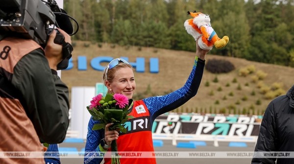 Динара Алимбекова заняла второе место в гонке преследования на Кубке Содружества в "Раубичах"