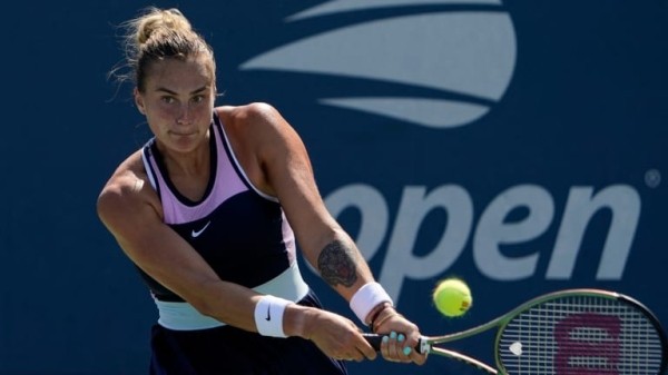 Теннис.  Арина Соболенко отыгралась с 2:6, 1:5, одолела Кайю Канепи и вышла в третий круг "US Open"
 