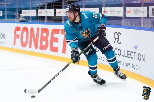 Хоккей.  КХЛ. Никита Феоктистов, сделав 1+1, помог "Сочи" обыграть "Барыс"
 