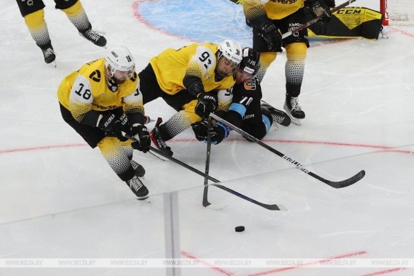 Минское "Динамо" обыграло "Северсталь" в матче чемпионата КХЛ