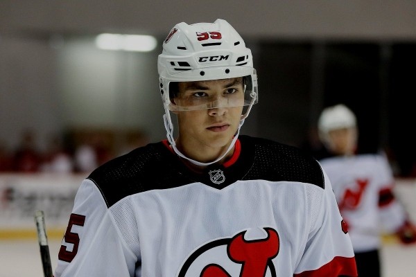 Хоккей.  НХЛ. Егор Шарангович провел тренировку в первом звене "Нью-Джерси"
&nbsp;