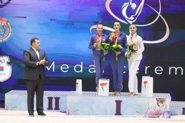 ФОТОФАКТ: Международный турнир по художественной гимнастике на призы Марины Лобач завершился в Минске