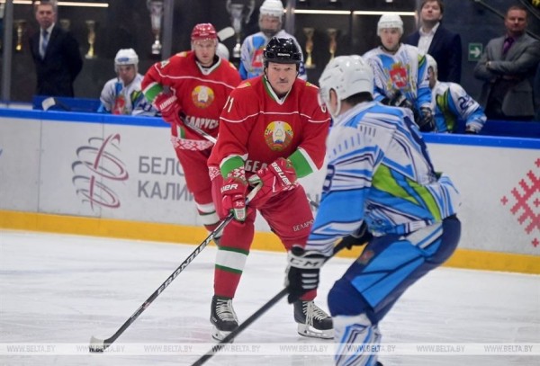 Хоккейная команда Президента Беларуси победила на старте республиканского турнира
