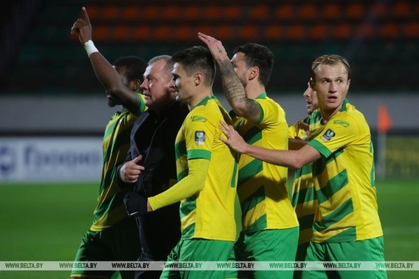 ФОТОФАКТ: Гродненский "Неман" разгромил "Гомель" со счетом 3:0 в матче 28 тура чемпионата Беларуси по футболу