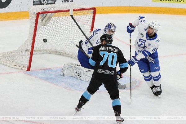 Хоккеисты минского "Динамо" проиграли московским одноклубникам в КХЛ