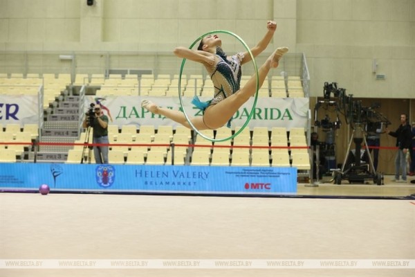 ФОТОФАКТ: В Минске стартовал международный турнир по художественной гимнастике на призы Марины Лобач