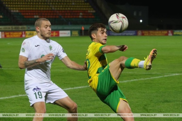 ФОТОФАКТ: Гродненский "Неман" разгромил "Гомель" со счетом 3:0 в матче 28 тура чемпионата Беларуси по футболу