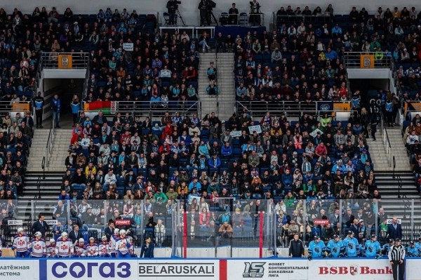 Хоккей.  Сразу два матча минского "Динамо" в сентябре вошли в топ-5 по посещаемости в Европе
 