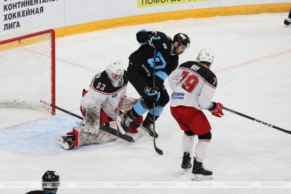 Хоккеисты минского "Динамо" проиграли Витязю в КХЛ