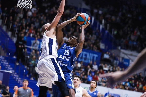 Баскетбол.  Лига ВТБ. "Минск" потерпел поражение от "Зенита" в матче регулярного чемпионата турнира
 