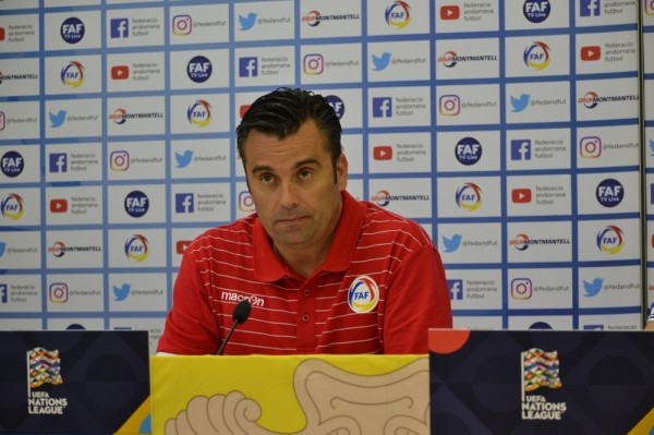 Футбол.  Главный тренер сборной Андорры: с командой Беларуси мы сможем конкурировать в отборе к ЧЕ-2024
 