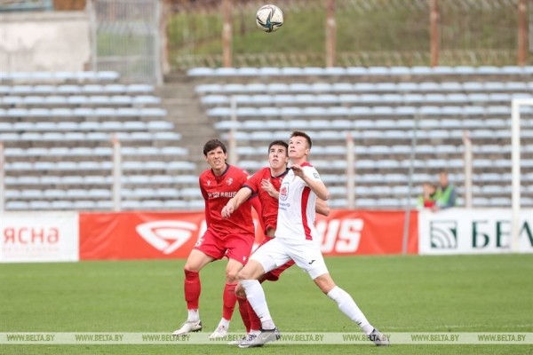 ФОТОФАКТ: Футболисты "Минска" обыграли "Славию" на старте 26-го тура чемпионата Беларуси