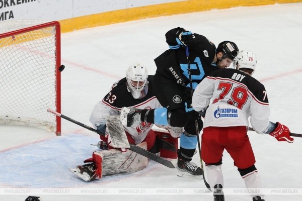 Хоккеисты минского "Динамо" проиграли Витязю в КХЛ
