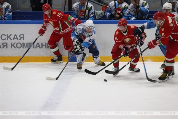 Хоккейная команда Президента Беларуси победила на старте республиканского турнира