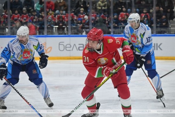 Хоккейная команда Президента Беларуси победила на старте республиканского турнира