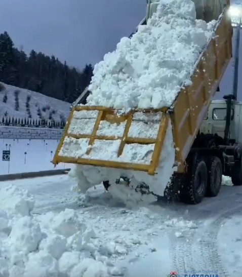 Биатлон.  В середине ноября в Раубичах началась укладка снежной "подушки" на лыжные трассы
&nbsp;