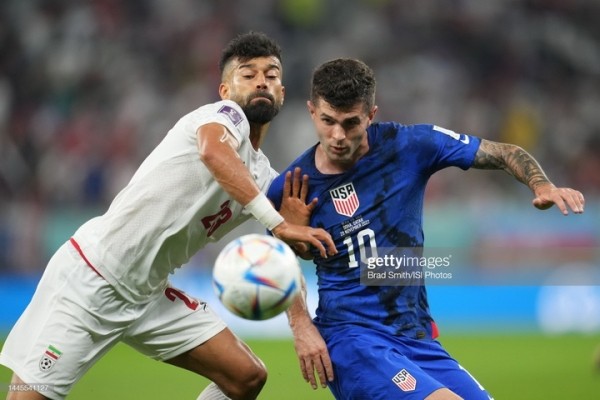 Футбол. ЧМ-2022. Сборная США нанесла поражение команде Ирана, завоевав путевку в плей-офф
Футбол. ЧМ-2022. Сборная США нанесла поражение команде Ирана, завоевав путевку в плей-офф